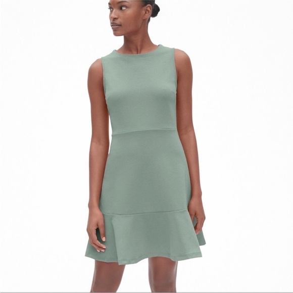GAP Sage Green Sleeveless Dress - Picture 1 of 14
